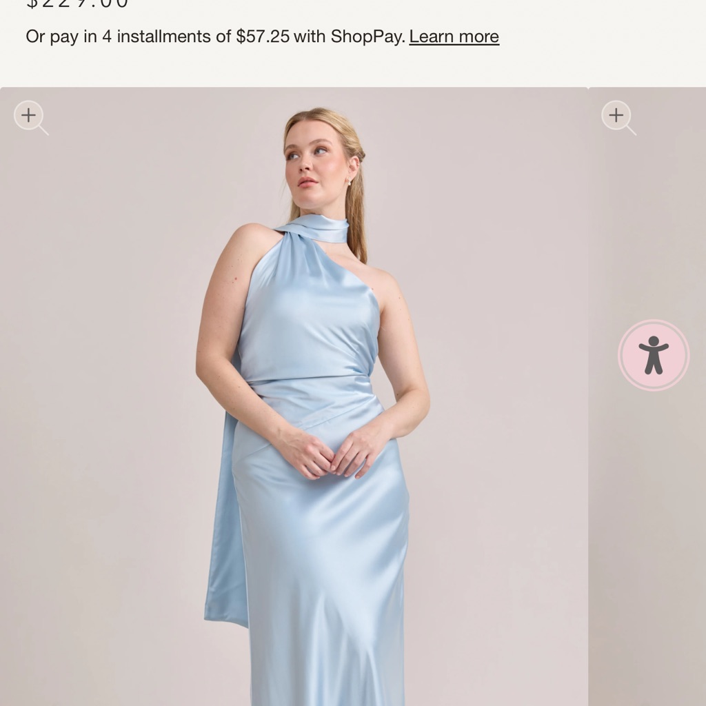 Revelry Imani Satin Dress